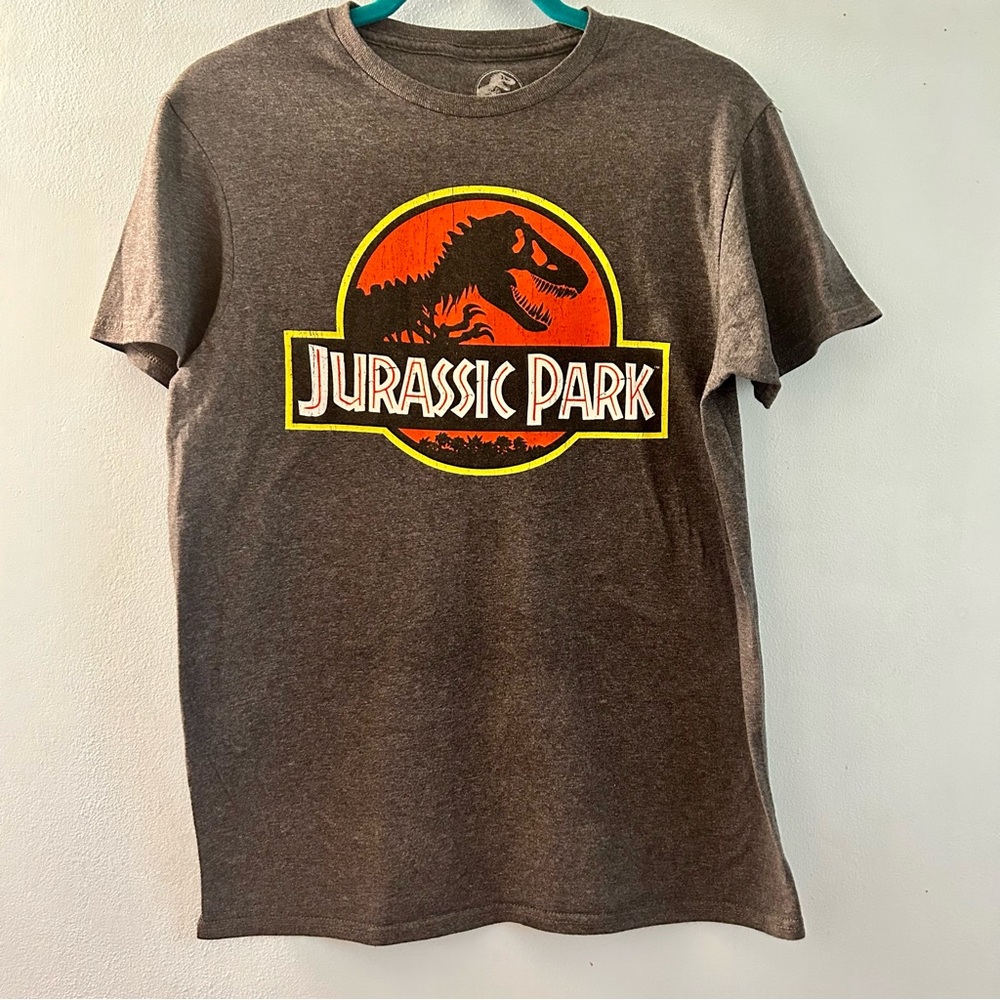 Grey Jurassic Park T-shirt  size M